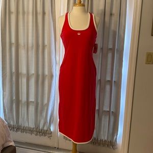 Juicy by Juicy Couture Terry cover up The color is watermelon.